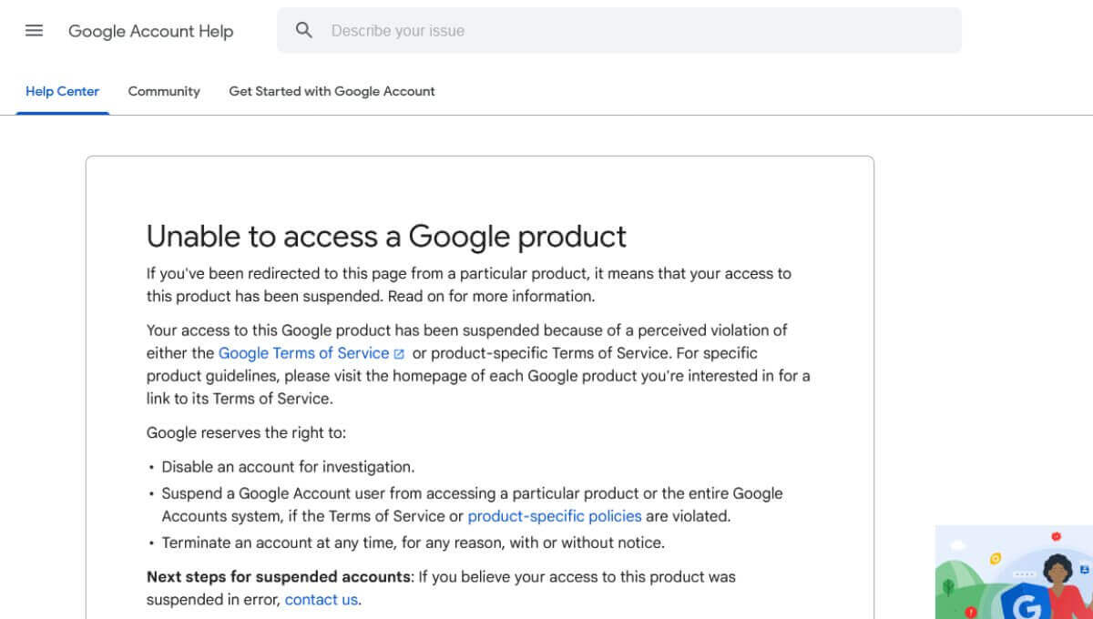 无法访问Google产品