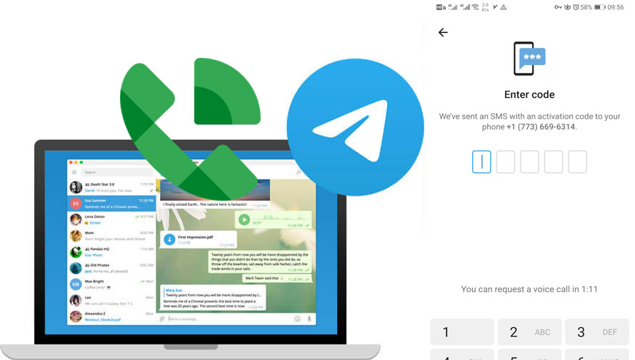 Google Voice注册Telegram收不到验证码的解决方法